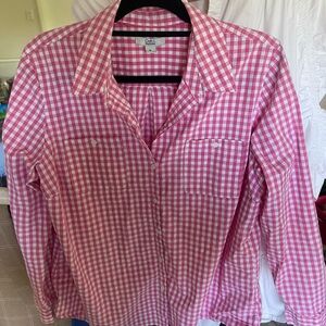 Croft & Barrow Pink Checkered Shirt